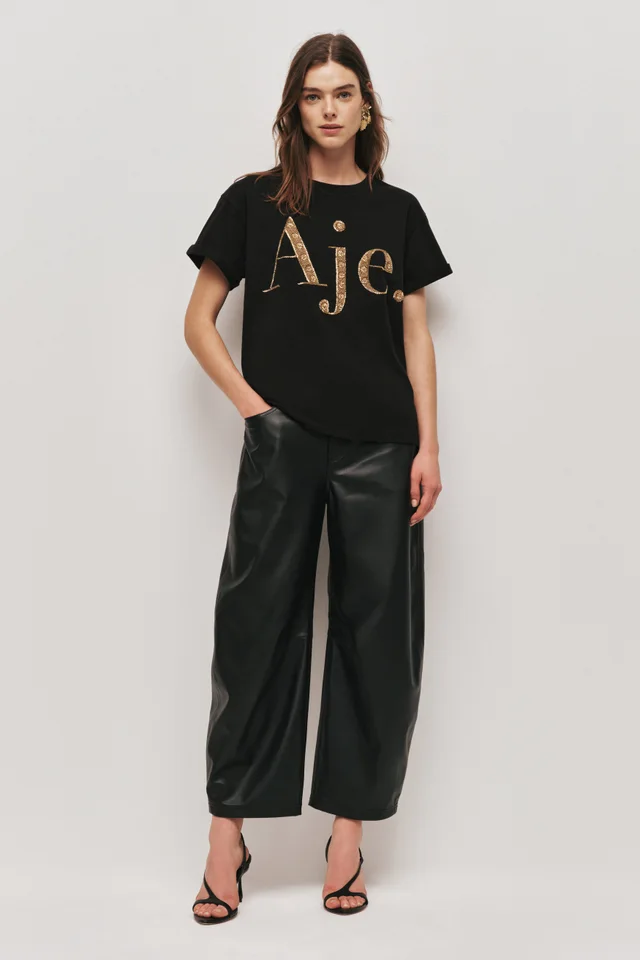 AJE Horizon Logo Tee in Black from Aje, photo 1 of 1