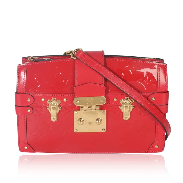 Louis Vuitton Cherry Monogram Vernis Trunk Clutch Bag in Patent leather from myGemma