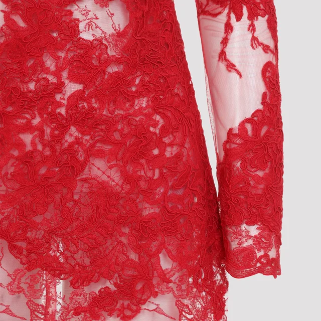 Ermanno Scervino Lace Bow Mini Dress, photo 4 of 4 from SENSER