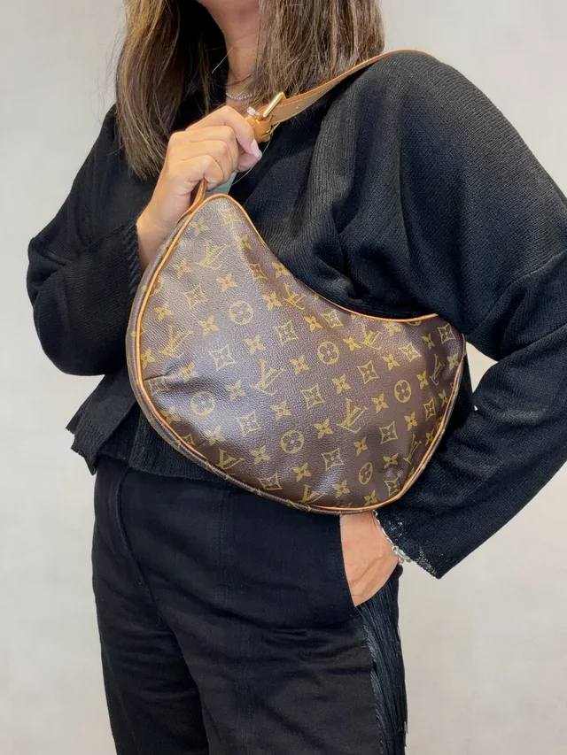 Louis Vuitton Monogram Croissant MM Shoulder Bag Brown in Brown from Season 2 Consign