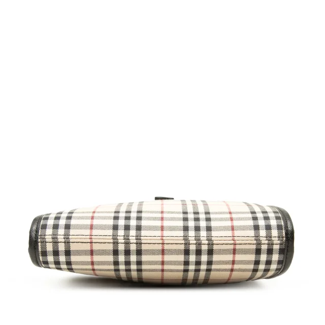 Beige Burberry House Check Canvas Crossbody in Beige Canvas from Designer Revival, photo 3 of 6