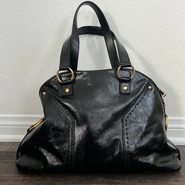 Saint Laurent Muse Shoulder Bag - Patent Leather - Large in black Patent leather from Poshmark, photo 2 of 5