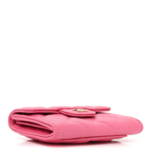 Chanel Caviar Quilted Coin Purse Pink in Pink Caviar leather from FASHIONPHILE, photo 4 of 8