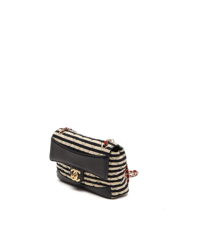 Chanel Coco Sailor Jersey Flap Bag in Leather from A Retro Tale, photo 2 of 2