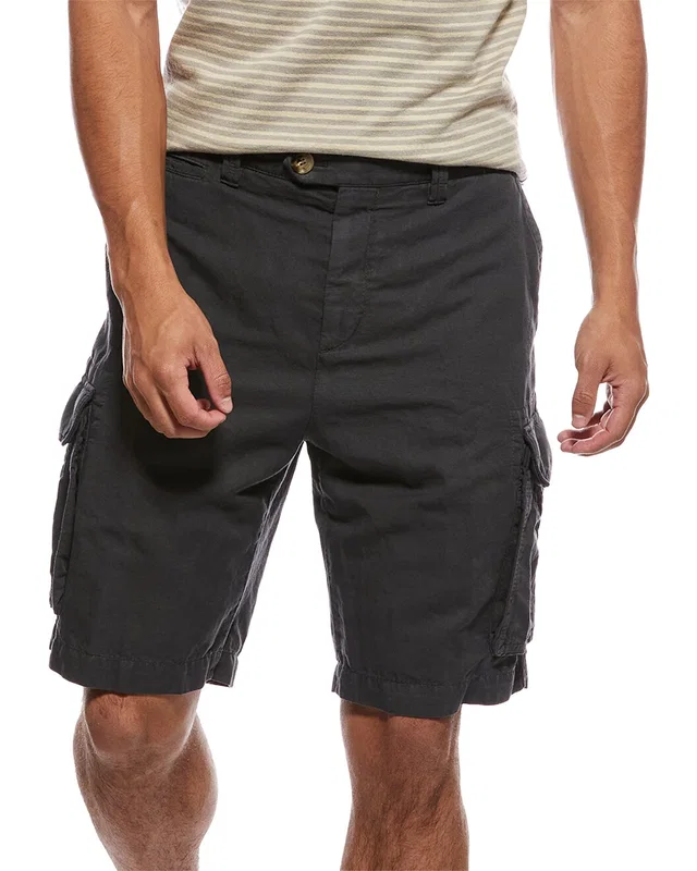 Brunello Cucinelli Linen-Blend Cargo Short, image 1 of 1 from Gilt