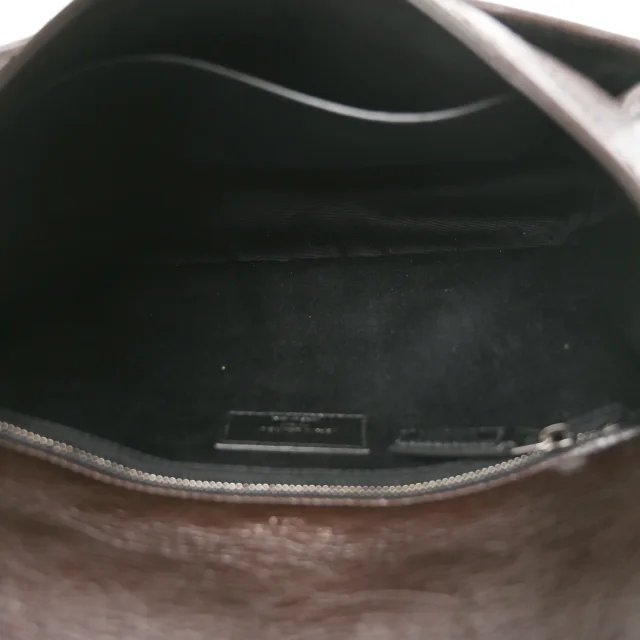 Saint Laurent Crinkled Calfskin Matelasse Monogram Medium Niki Chain Satchel Moka in Calfskin from FASHIONPHILE, photo 5 of 10