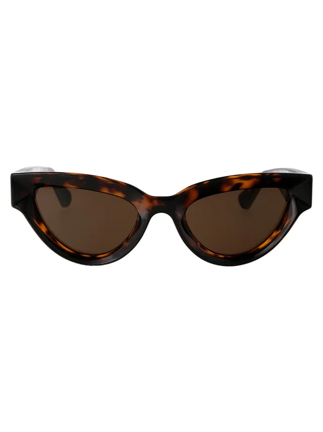 Bottega Veneta Bv1249s Cat-Eye Tortoiseshell Sunglasses — Brown Injected in Brown from HEWI