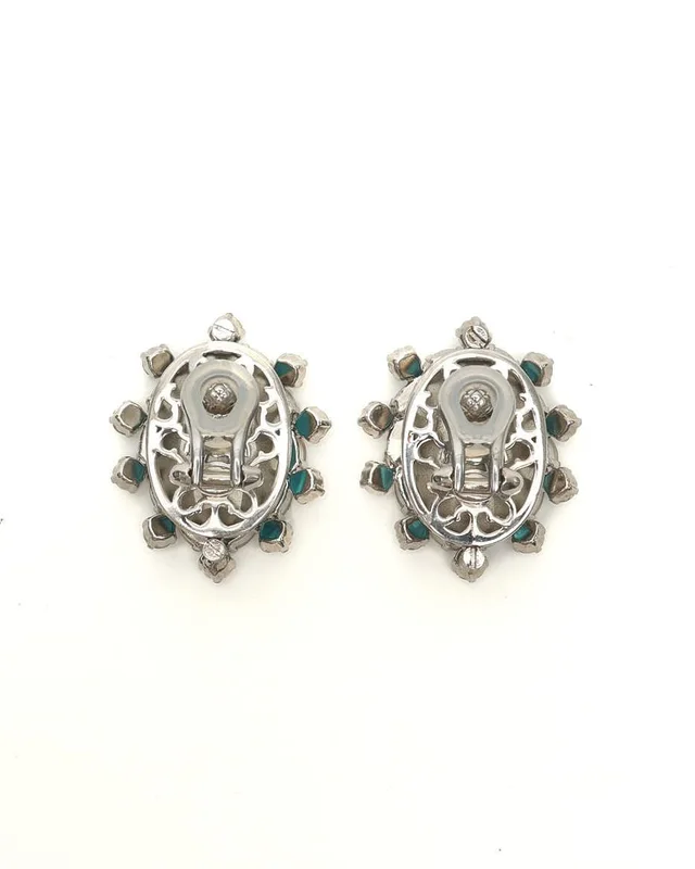Gucci GG Rhinestone Clip-on Earrings from A Retro Tale, photo 3 of 5