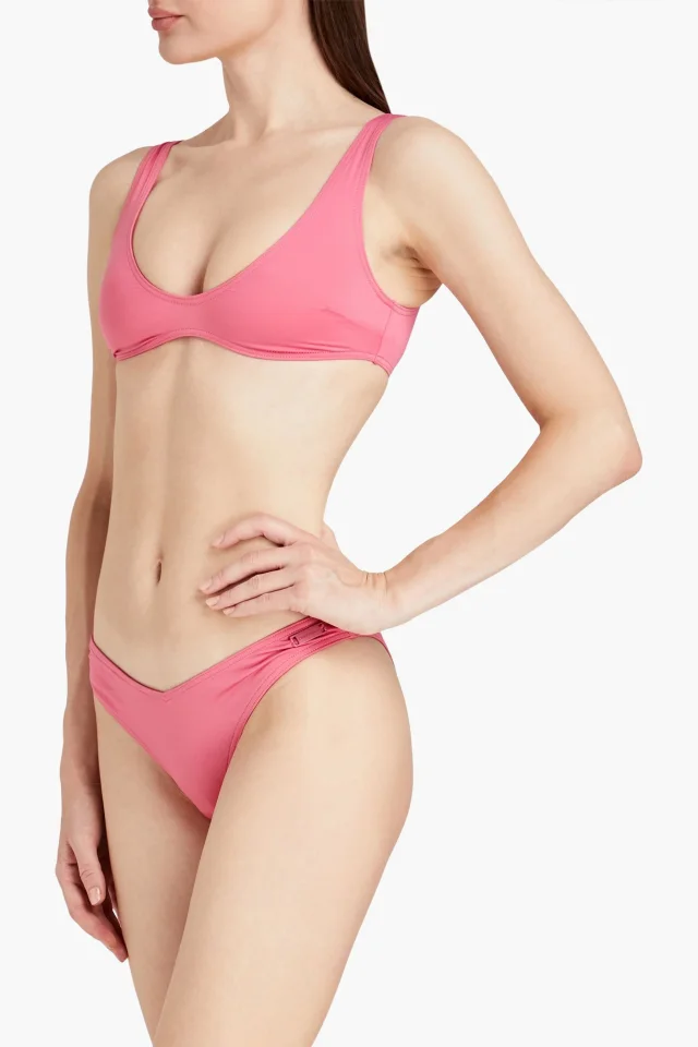 Zimmermann Low-Rise Bikini Briefs in Pink, photo 2 of 4 from THE OUTNET