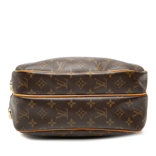 Brown Louis Vuitton Monogram Reporter PM Crossbody Bag in Brown Coated canvas from Designer Revival, photo 2 of 2