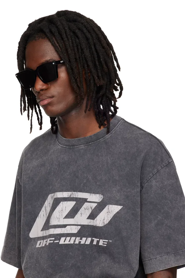 Off-White Black Reno Sunglasses, photo 4 of 4 from SSENSE