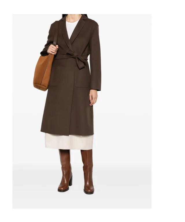 Herno belted wool coat, photo 2 of 5 from SENSER