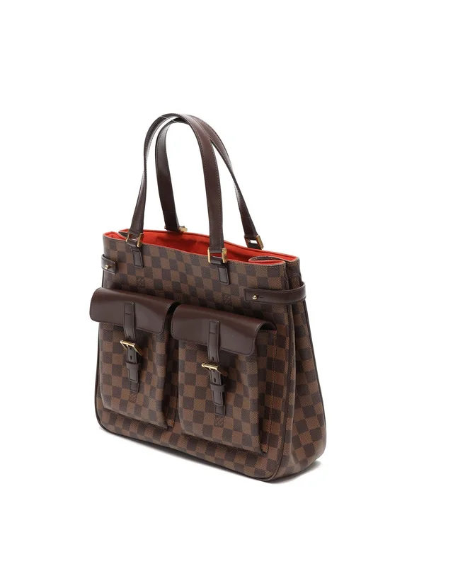 Louis Vuitton Damier Ebene Uzes Tote Bag in Brown Canvas from A Retro Tale, photo 2 of 8