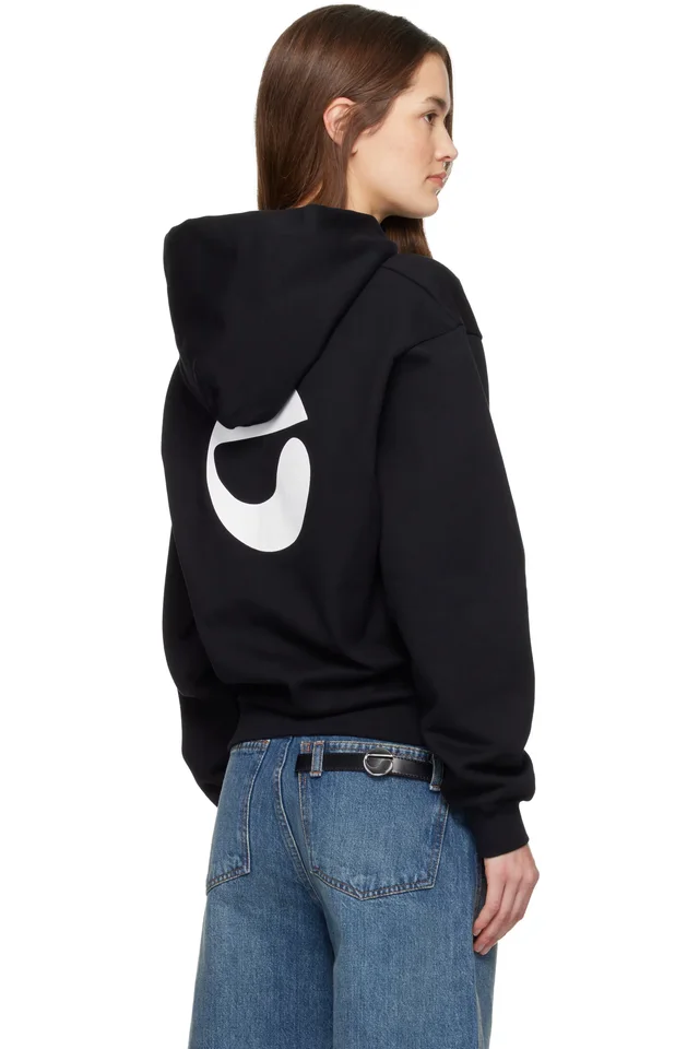 Coperni Black Classic Hoodie, photo 3 of 4 from SSENSE