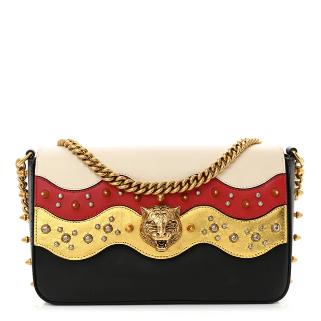 Gucci Broadway Spiked Nappa Leather Bag - Multicolour in Nappa leather from H&T