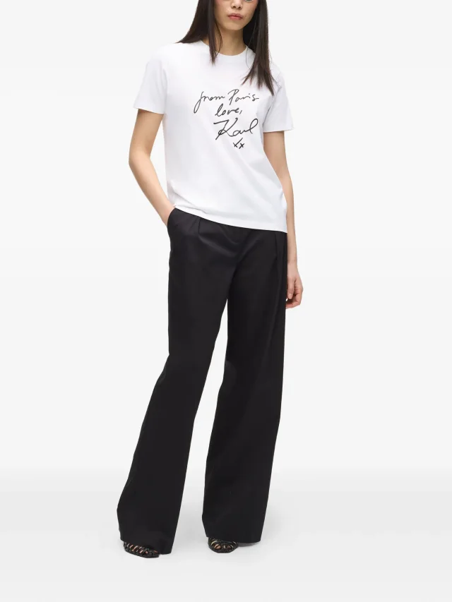 Karl Lagerfeld graphic-print T-shirt, photo 2 of 2 from FARFETCH
