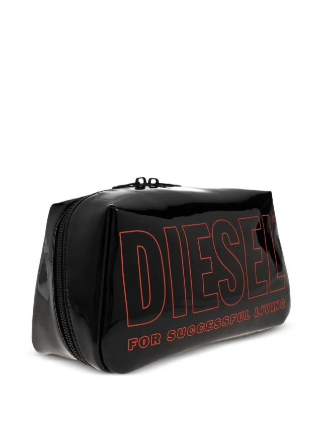 Diesel logo-print wash bag, photo 2 of 2 from FARFETCH