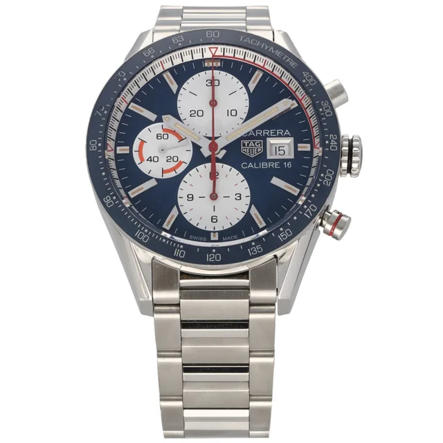 TAG Heuer Carrera CV201AR-0 41mm Stainless Steel Watch from H&T