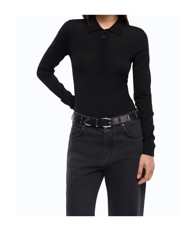 Pinko long-sleeve buttoned bodysuit, photo 6 of 7 from SENSER