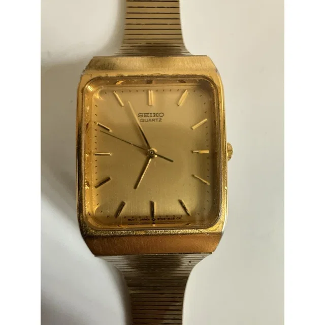 Seiko 5y95-5128 Ck Vintage Quartz Watch Gold Tone Japan Untested Parts Repair in gold from Poshmark