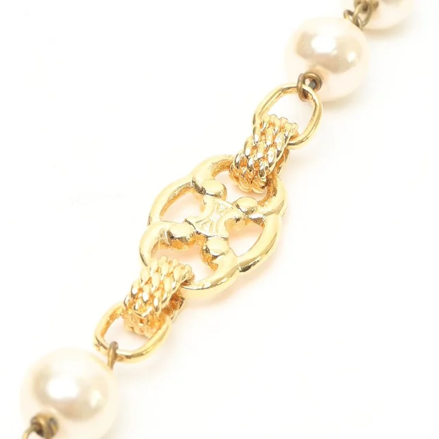 Celine Triomphe Pearl Necklace from A Retro Tale, photo 3 of 4