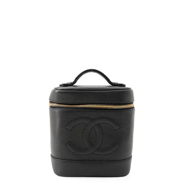 Chanel Vertical vanity bag BlackA01998 Caviar Leather in Caviar leather from GALLERY RARE