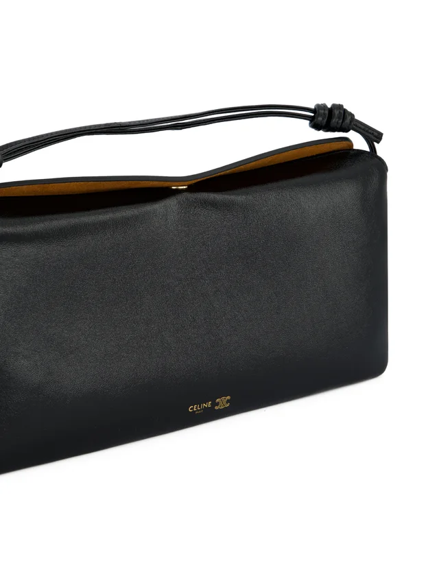 Celine Shoulder bag with Triomphe plaque in black leather Woman, photo 4 of 4 from SENSER