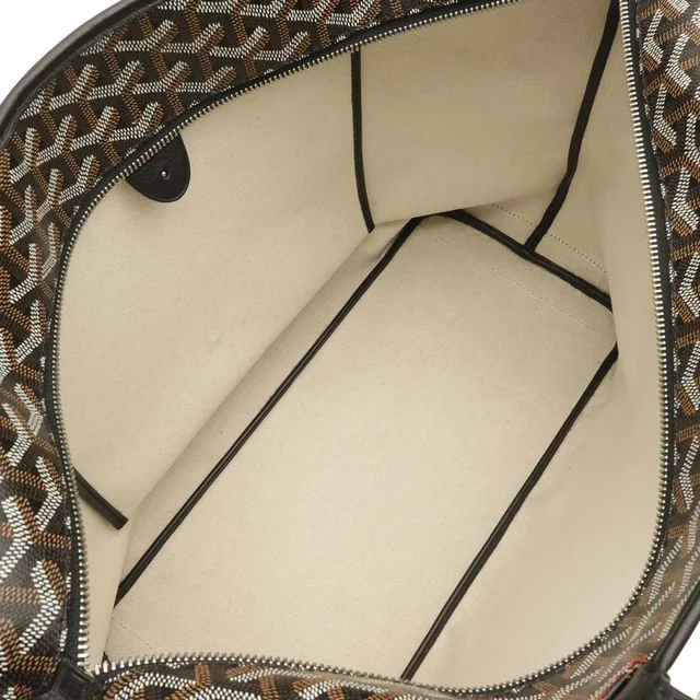 Goyard Atlua Mm Tote Bag Shoulder Coated Canvas Leather White in black Coated canvas from Poshmark, photo 6 of 6