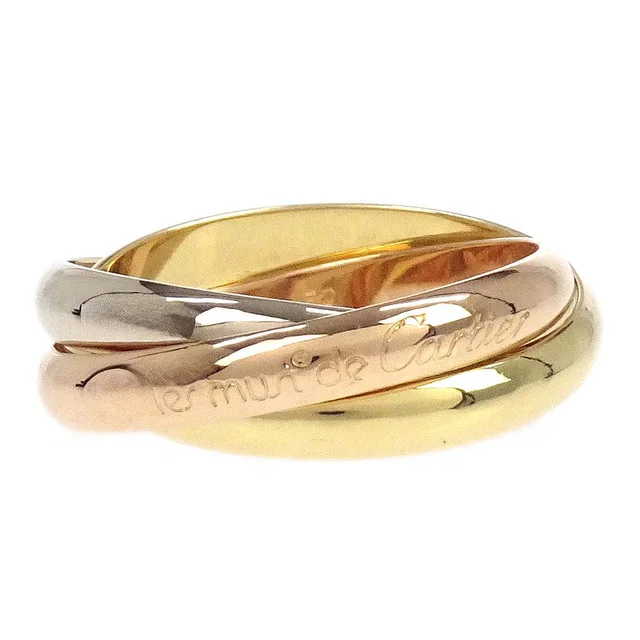 Must de Cartier Trinity Ring 750 #59 #58 Jewelry from AMORE Vintage Tokyo