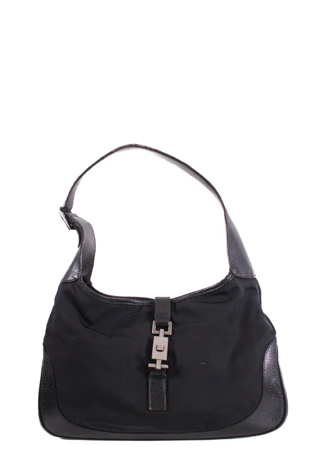 Gucci Jackie Handbag Black in Black Nylon from Luxury Promise
