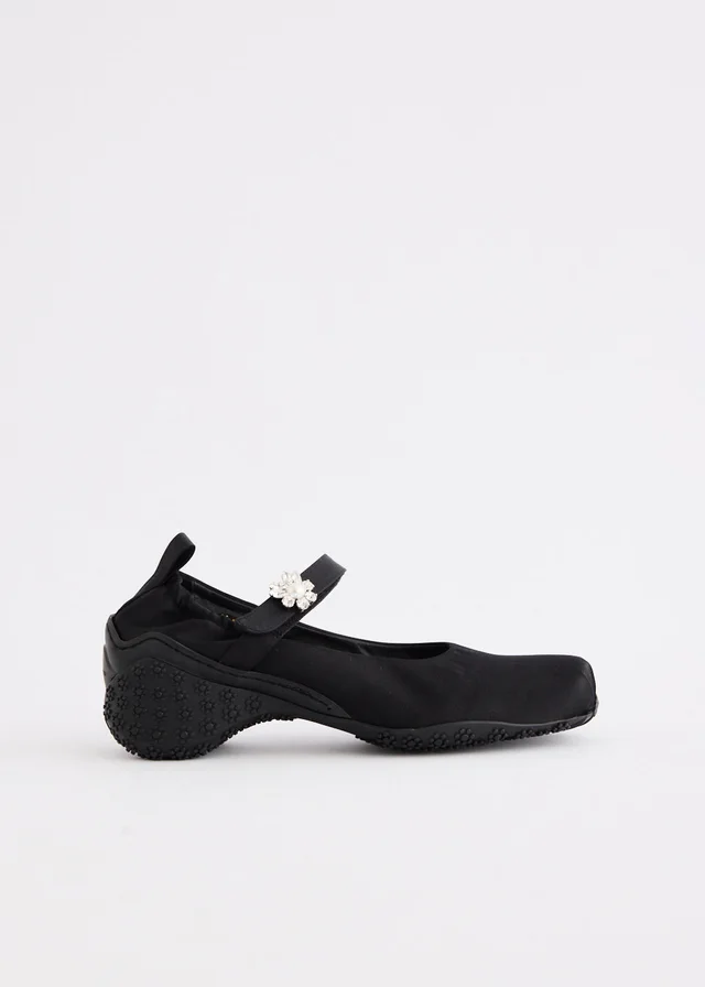 Simone Rocha Ballet Runner With Embellishment in Black from Incu, photo 1 of 1