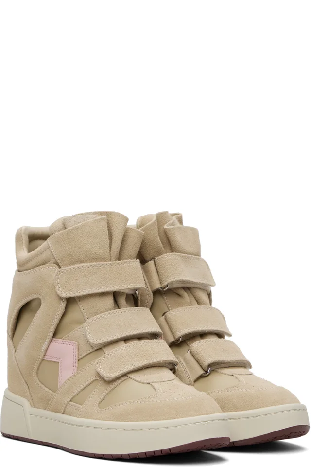 Isabel Marant Taupe IM3 Sneakers, photo 4 of 5 from SSENSE