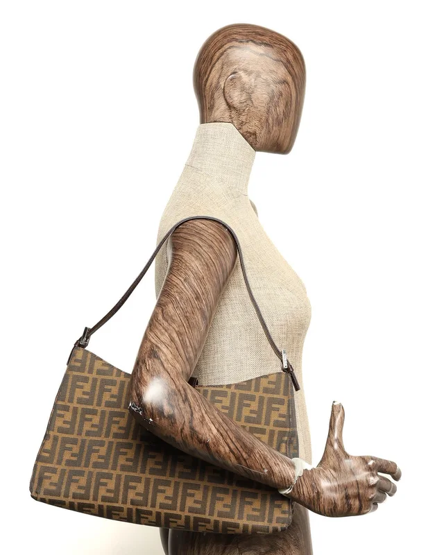 Fendi Zucca Shoulder Bag in Canvas from A Retro Tale, photo 10 of 10