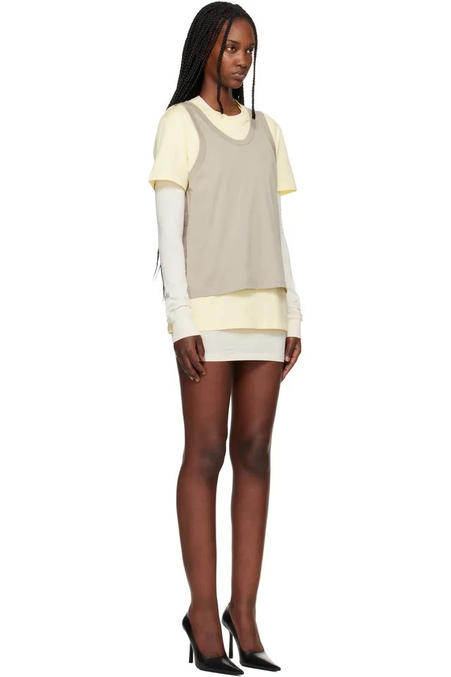 WARDROBE.NYC Multicolor Layered Minidress & T-shirt Set, photo 2 of 4 from SSENSE