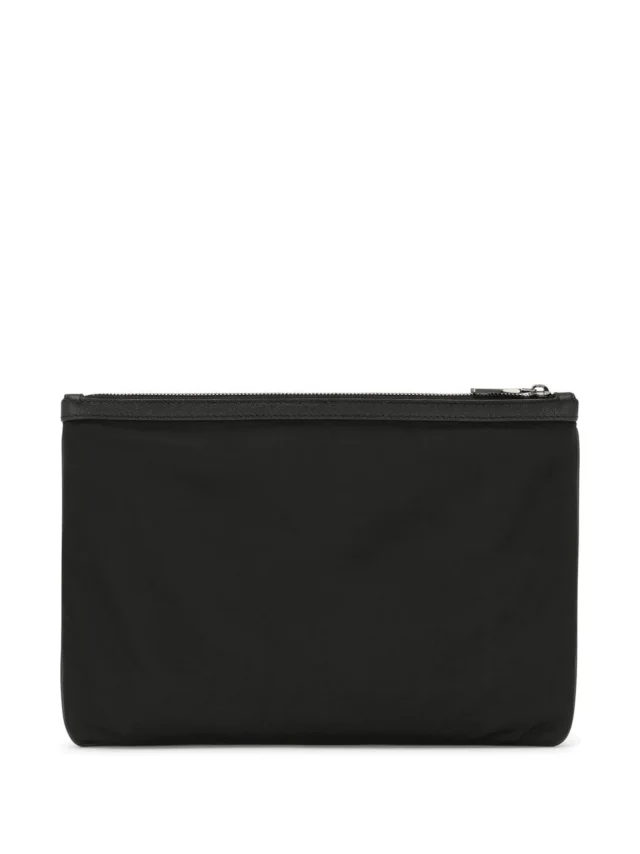 Dolce & Gabbana logo-plaque clutch bag, photo 2 of 2 from FARFETCH