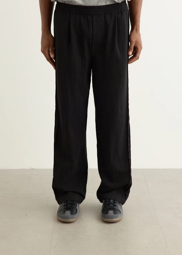 Incu Collection Elasticated Pleated Track Pants in Black from Incu, photo 1 of 1
