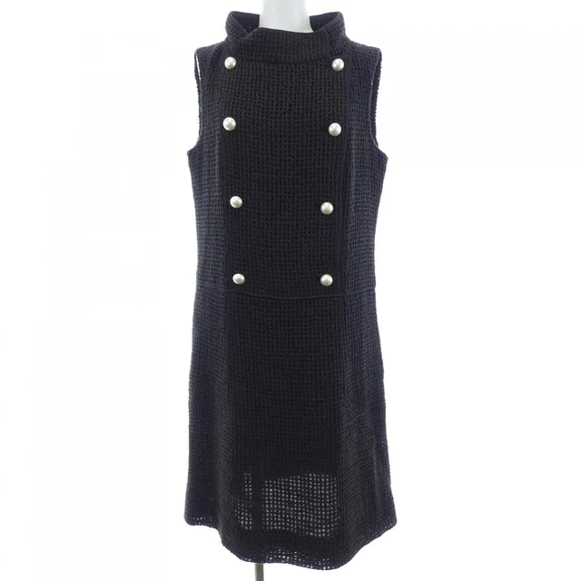 Chanel Dress Black in Black Silk from The Reluxe