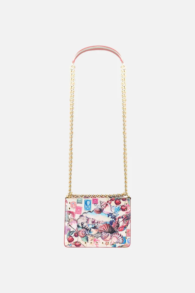 Camilla eBoutique CROSSBODY BOX BAG WITH CHAIN AND KEYRING NOTES FROM THE ROAD from CAMILLA, photo 1 of 1