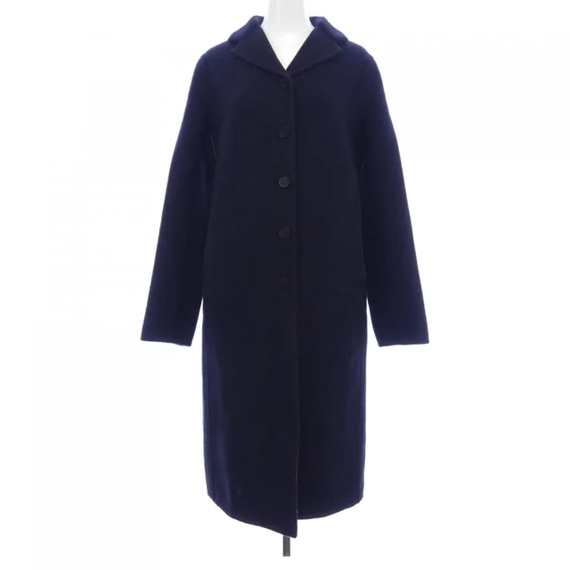 Hermès Coat Navy in Navy Cashmere from The Reluxe