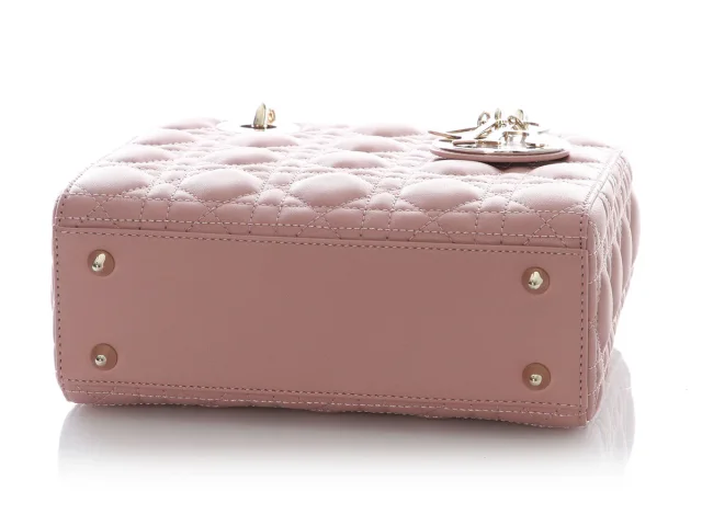 Small Old Rose Pink Lambskin Lady Dior My ABCDior in Pink Lambskin from Ann's Fabulous Finds, photo 6 of 9