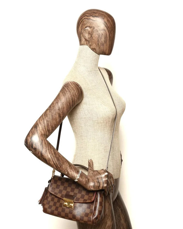 Louis Vuitton Damier Ebene Croisette Bag in Brown Canvas from A Retro Tale, photo 9 of 9
