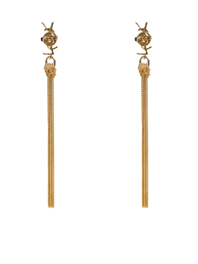 Saint Laurent Cassandre Earrings — Gold Brass in Gold from HEWI, photo 2 of 2