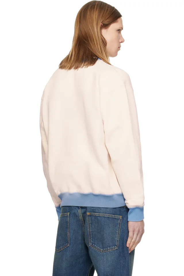 Isabel Marant Off-White & Blue Miker Sweatshirt, photo 3 of 3 from SSENSE
