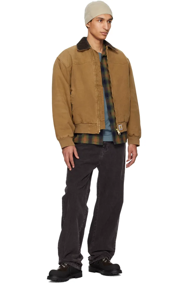 Carhartt Work In Progress Gray Aaron Trousers, photo 4 of 4 from SSENSE