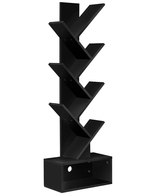 Sorbus 7-Tier Zigzag Tree Bookshelf with Drawer, image 1 of 1 from Rue La La
