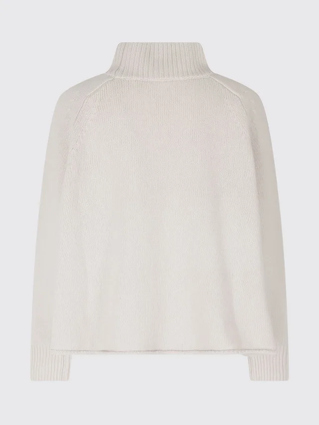 Roberto Collina Raglan mock‑neck knit sweater, photo 2 of 3 from SENSER