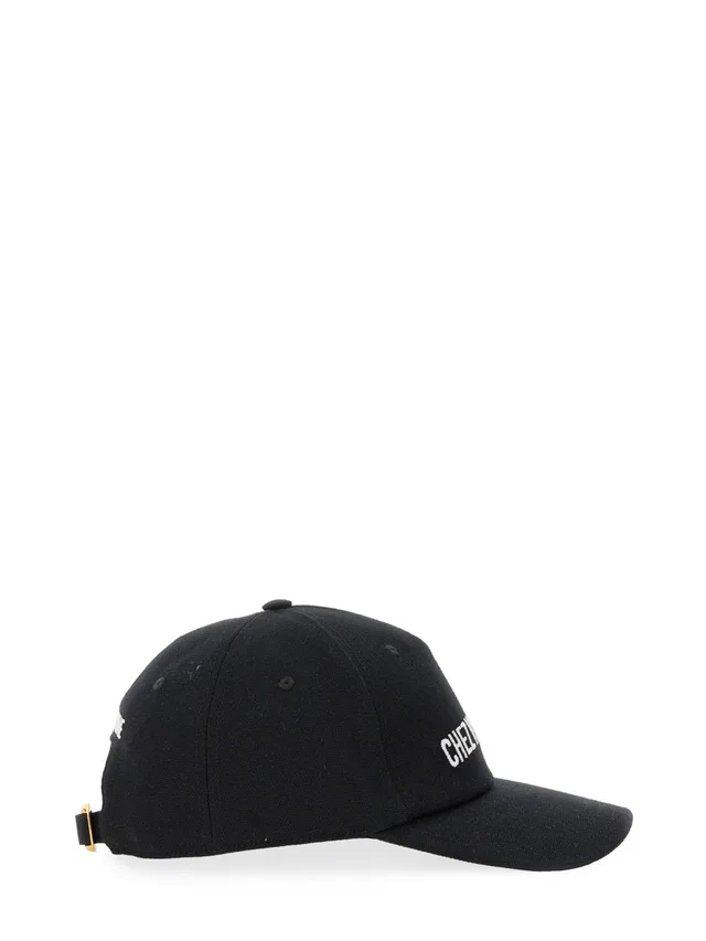 Valentino Garavani 6y2hda41fvh_0na Baseball Cap — Black Cotton Caps in Black from HEWI