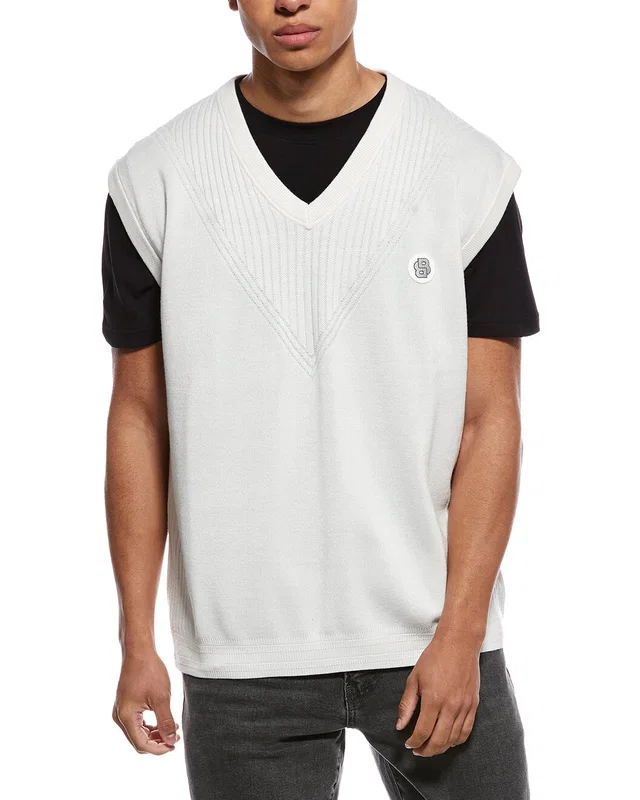 BOSS Hugo Boss Wool-Blend Tennis Lifestyle Sweater Vest, image 1 of 1 from Gilt