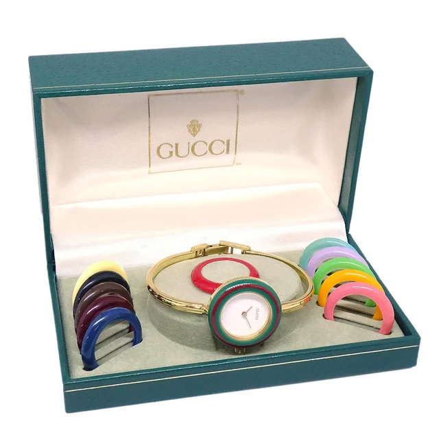 Gucci 11/12.2 Change Bezel Chameleon Quartz Watch SS from AMORE Vintage Tokyo