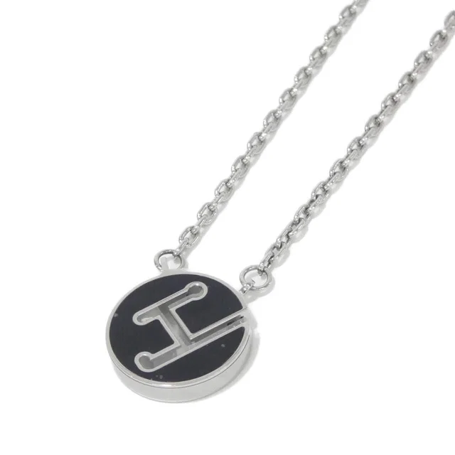 Hermès Labyrinth Necklace Silver in Silver from The Reluxe